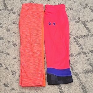 2 Under Armour Capri Pants